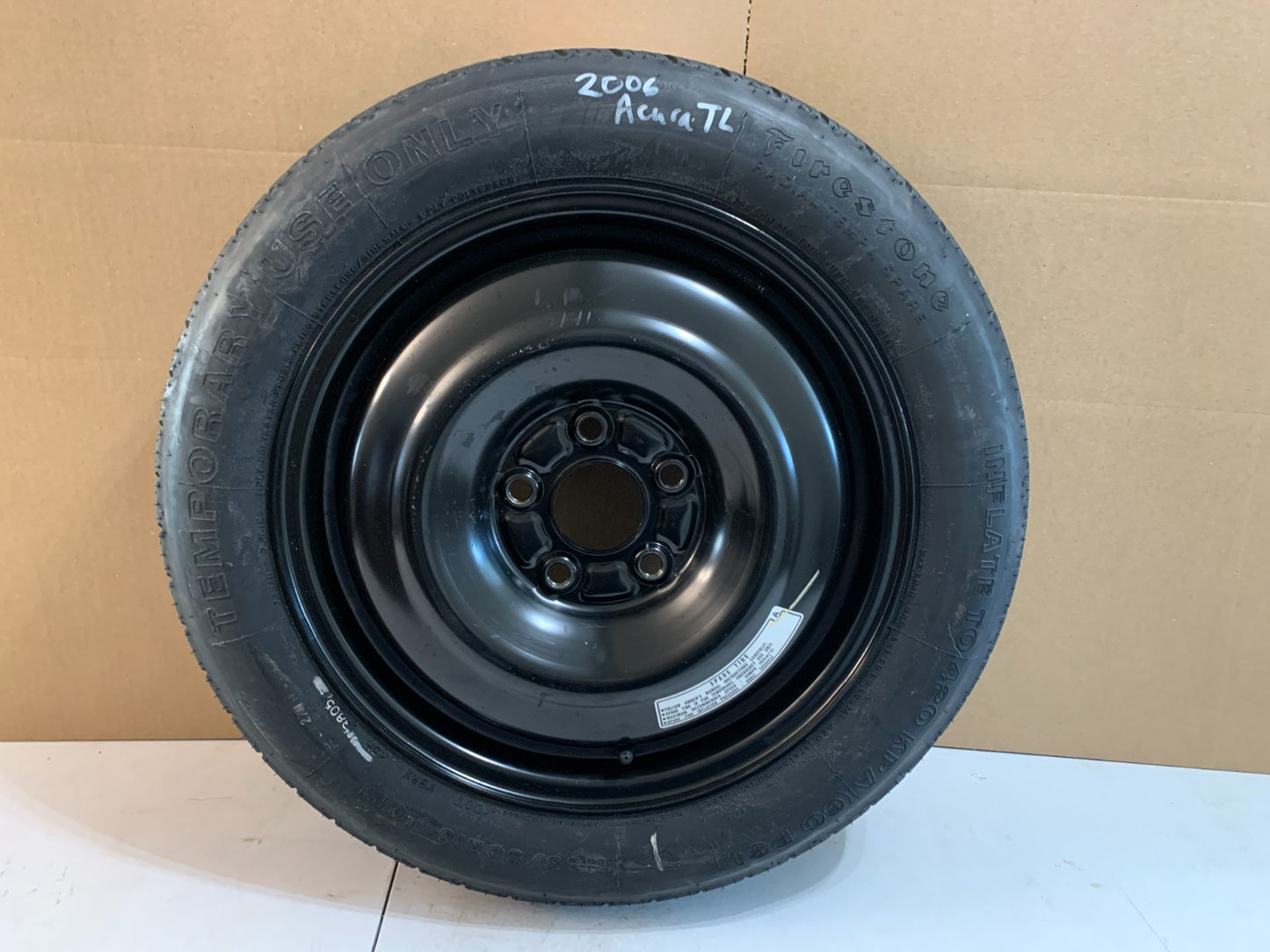 2004-2008 Acura TL 16" Spare Tire Wheel Compact Donut T135/80R16 Spare OEM