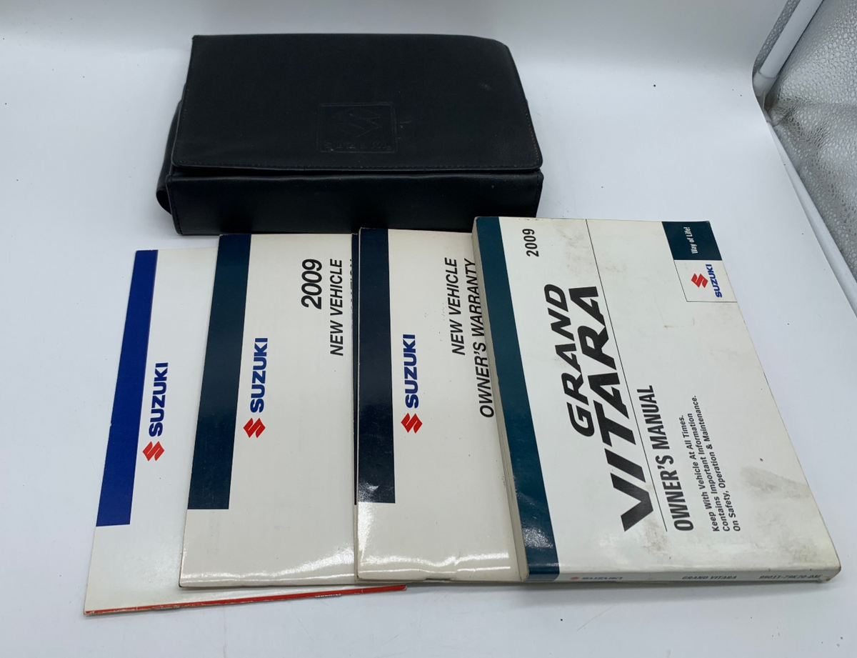 2009 Suzuki Grand Vitara Owners Manual Set with Case OEM R01B02032