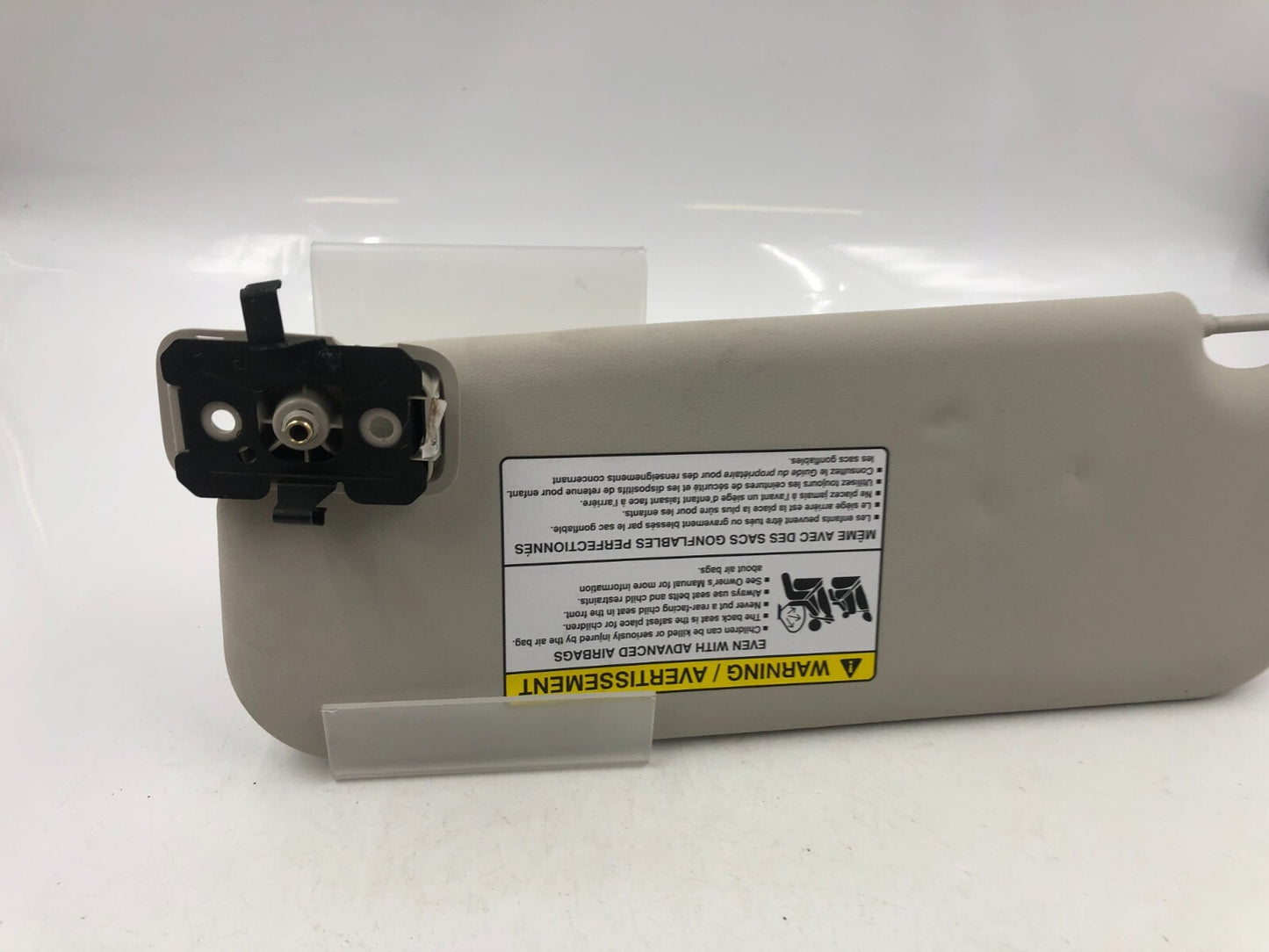 2017-2019 Jaguar XE Passenger Sun Visor Gray OEM C01B36050