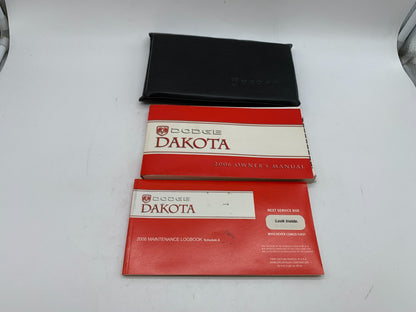 2006 Dodge Dakota Owners Manual Set with Case OEM C02B07011