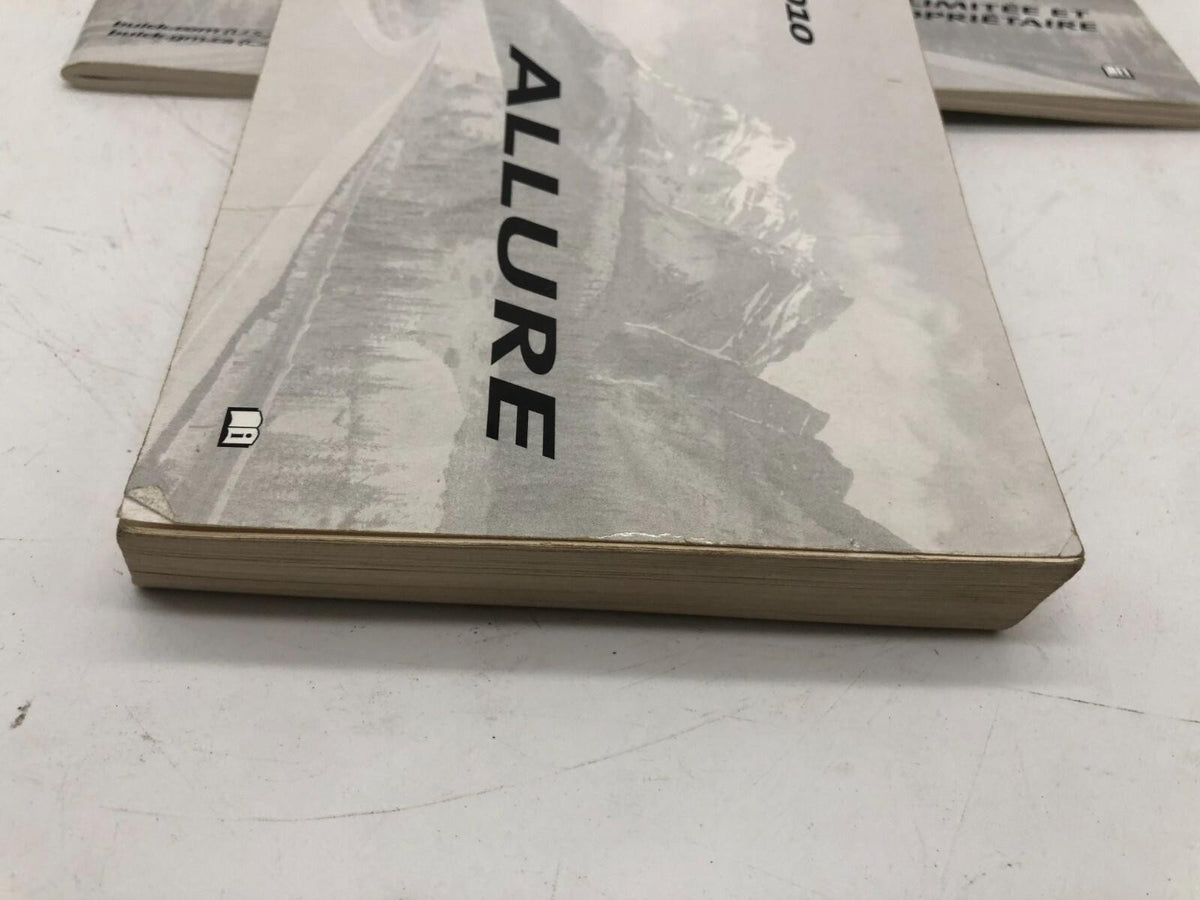 2010 Buick Allure Owners Manual Set OEM D02B62010