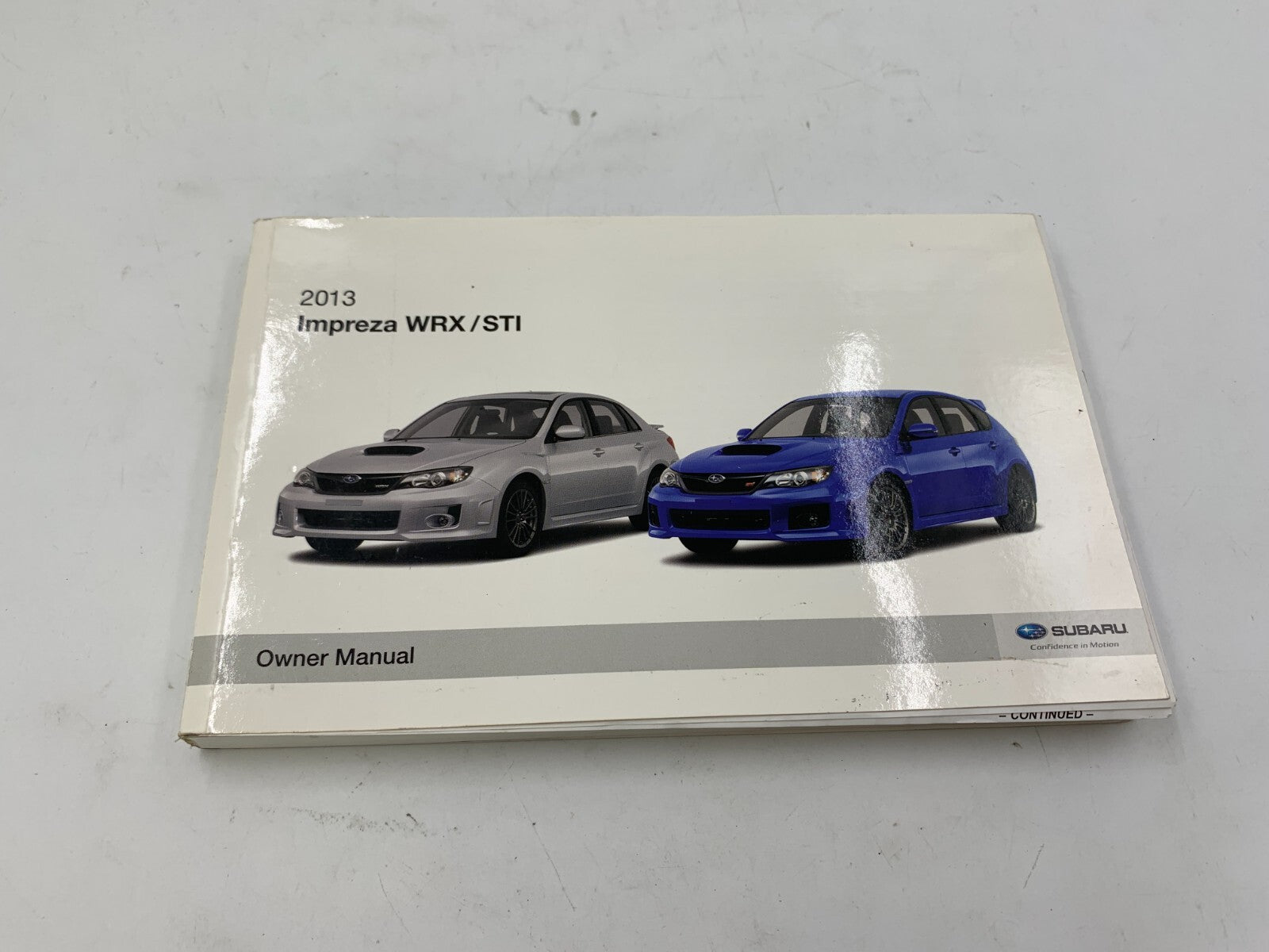 2013 Subaru Impreza WRX STI Owners Manual OEM B02B26053