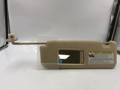 2010-2011 Lexus ES350 Driver Sun Visor Tan Illumination OEM B04B40086