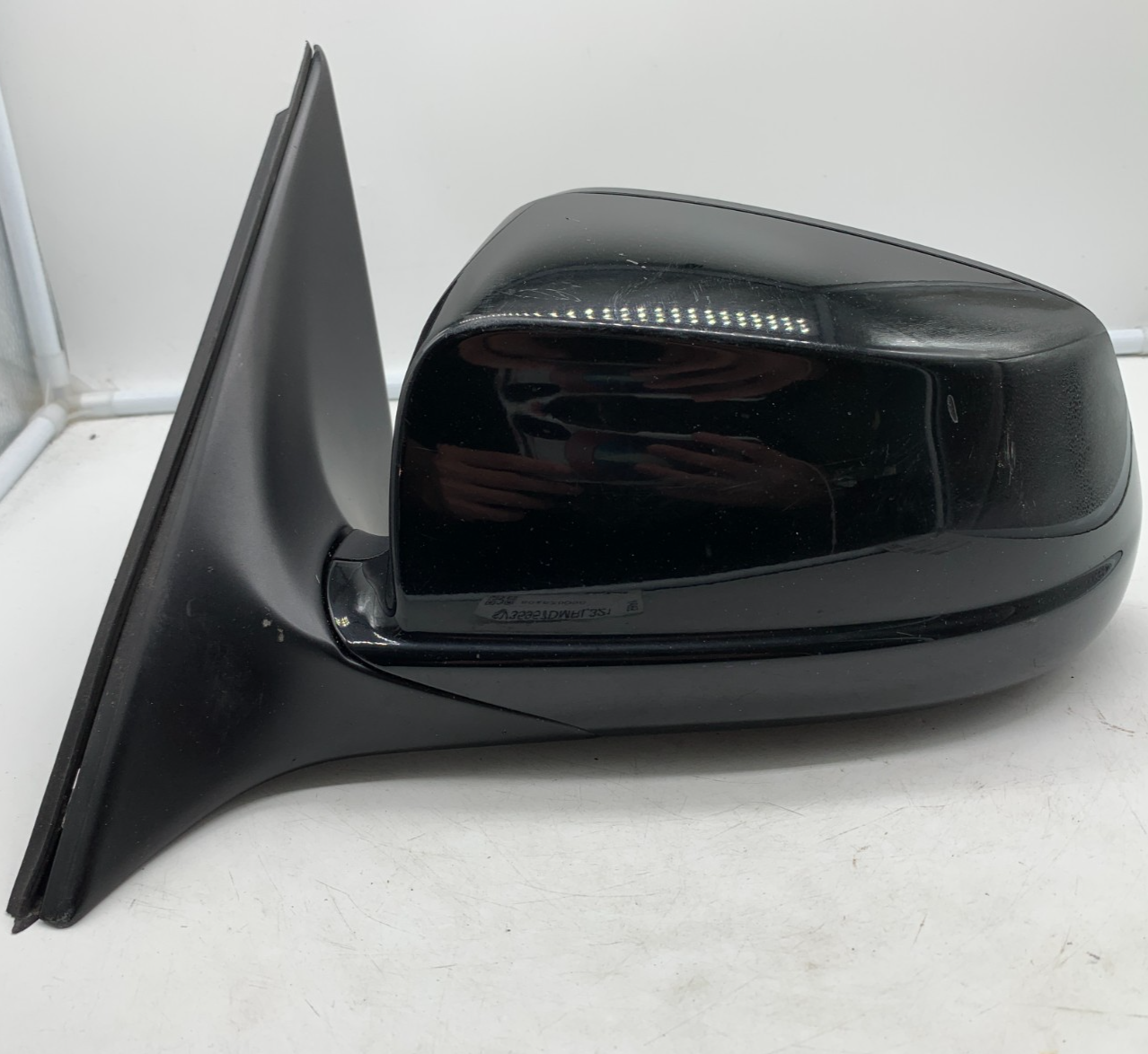 2012-2013 BMW 528i Driver Side View Power Door Mirror Black OEM B01B20096