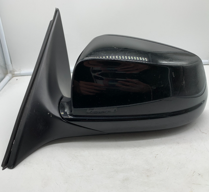 2012-2013 BMW 528i Driver Side View Power Door Mirror Black OEM B01B20096