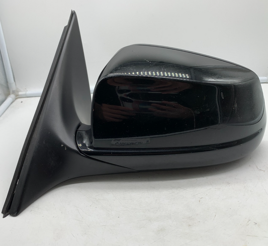 2012-2013 BMW 528i Driver Side View Power Door Mirror Black OEM B01B20096