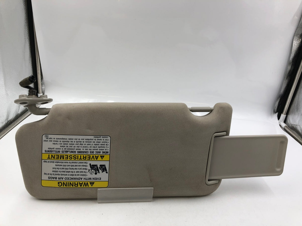 2010-2014 Subaru Legacy Passenger Sun Visor Gray Illuminated OEM B02B29005