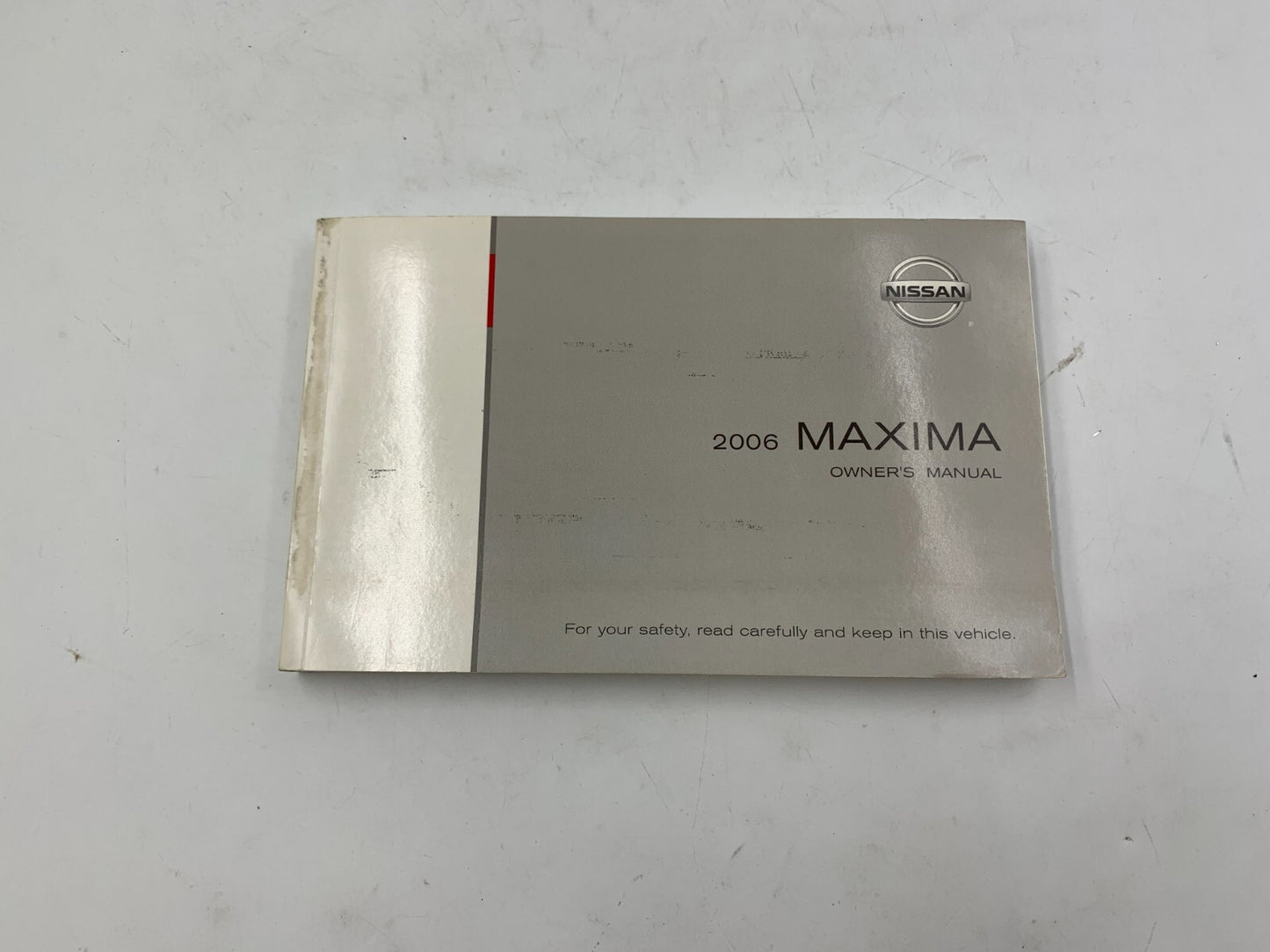 2006 Nissan Maxima Owners Manual Set with Case OEM B02B38083
