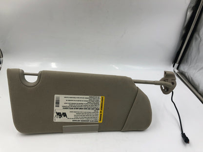 2006-2007 Cadillac DTS Driver Sun Visor Beige Illuminated OEM B02B03025