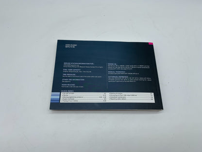 2011 Hyundai Tucson Owners Manual OEM C03B39007