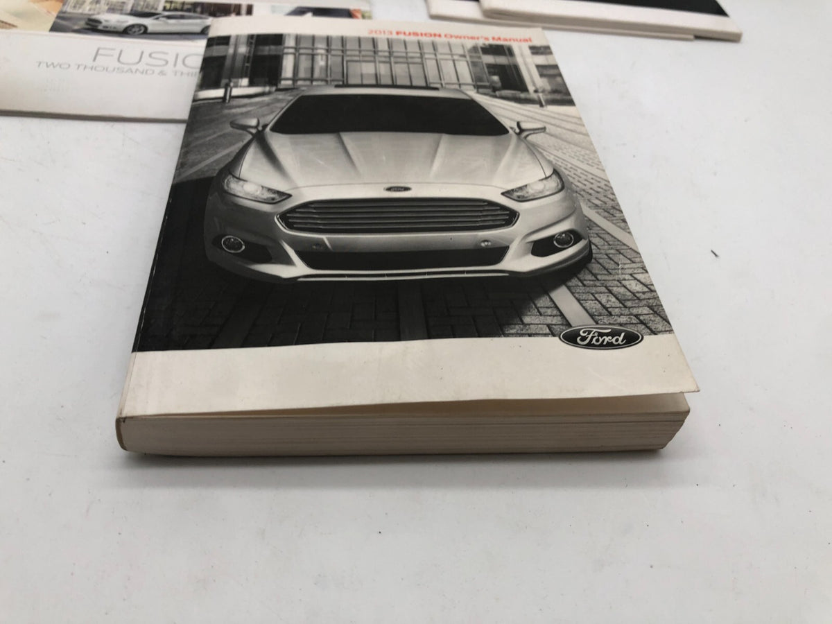 2013 Ford Fusion Owners Manual Set with Case OEM D02B03003