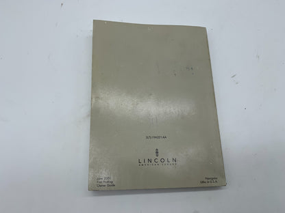 2002 Lincoln Navigator Owners Manual Guide OEM C02B33003