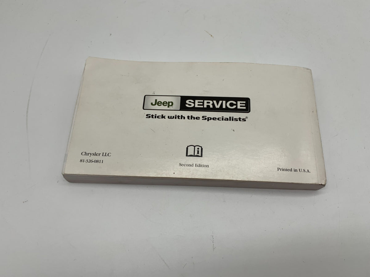 2008 Jeep Compass Owners Manual OEM B04B35018