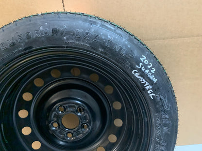 2018-2023 Subaru Crosstrek 17" Spare Tire Wheel Compact Donut T145/80D17