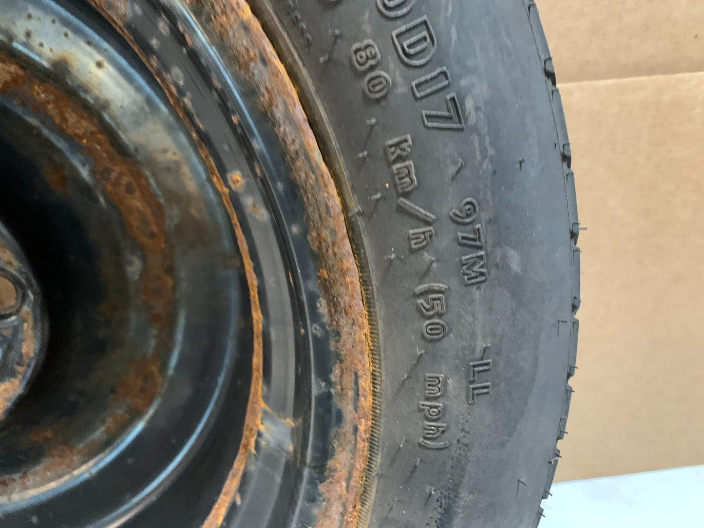2012-2020 Dodge Grand Caravan 17" Spare Tire Compact Donut T145/80D17