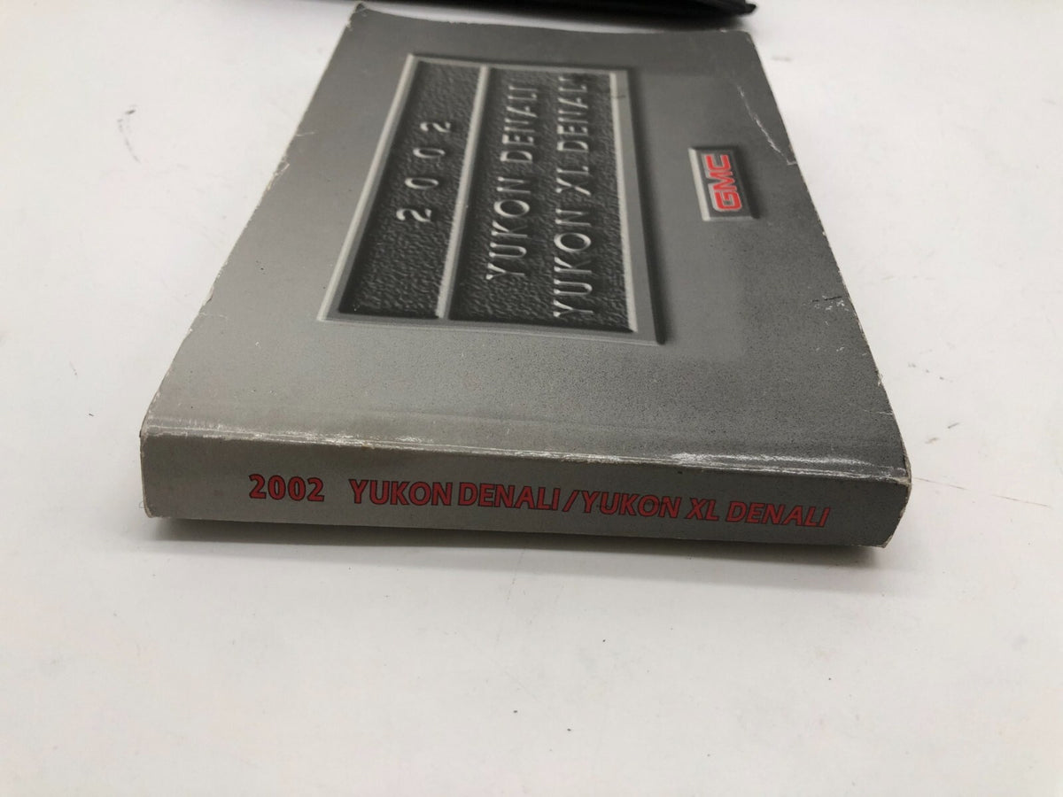 2002 GMC Yukon 1500 Owners Manual with Case OEM C01B53027