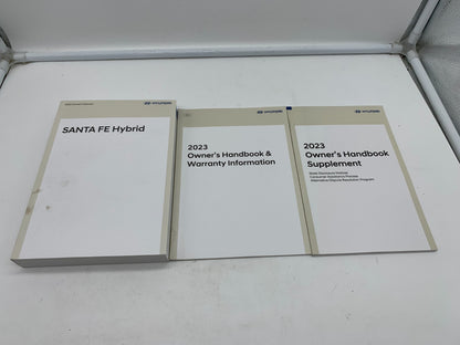 2023 Hyundai Santa FE Hybrid Owners Manual Set OEM