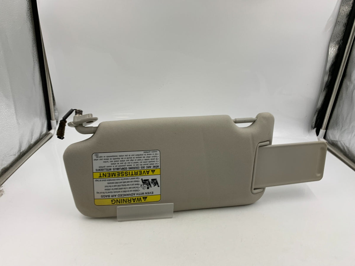 2010-2014 Subaru Legacy Passenger Sun Visor Gray Illuminated OEM B04B18051