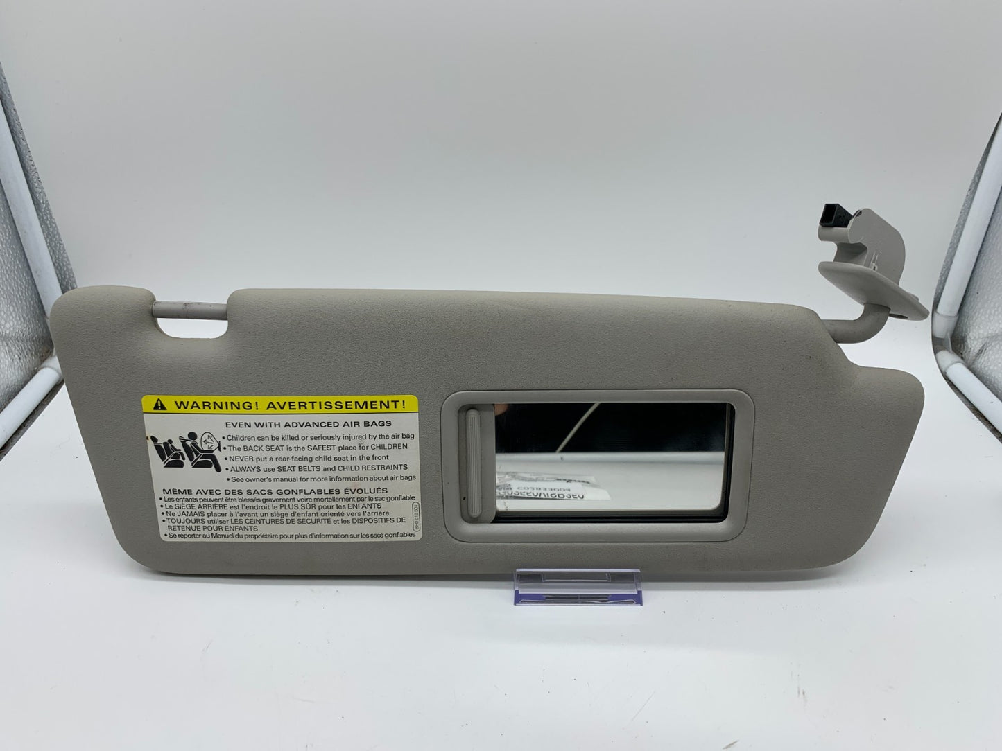 2002-2008 Audi A4 Sedan Passenger Sun Visor Gray Illuminated OEM C02B33004