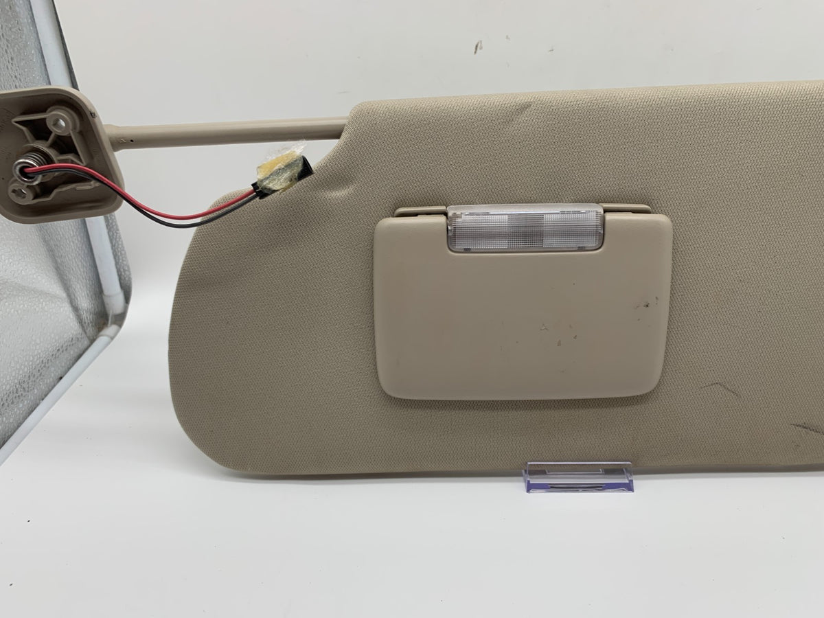 2009-2012 Ford Flex Driver Sun Visor Gray Illuminated OEM B03B17015