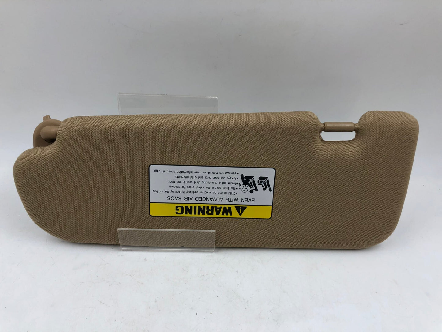 2011-2015 Hyundai Sonata Passenger Sun Visor Brown OEM D04B05006
