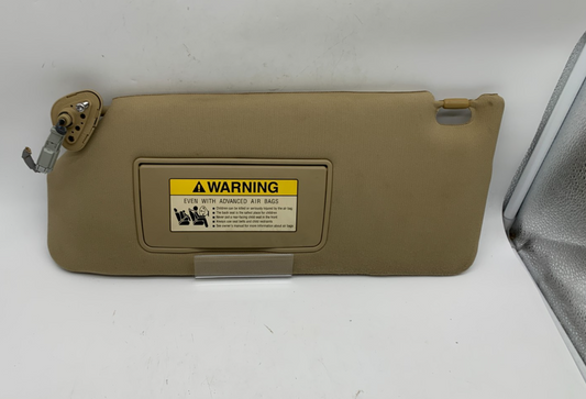 2006-2010 Honda Odyssey Driver Sun Visor Tan Illuminated OEM A04B42004