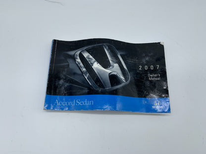 2007 Honda Accord Sedan Owners Manual OEM A01B49004