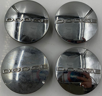 Dodge Rim Wheel Center Cap Set of 4 Chrome 2-3/8 inch OEM D04B37084