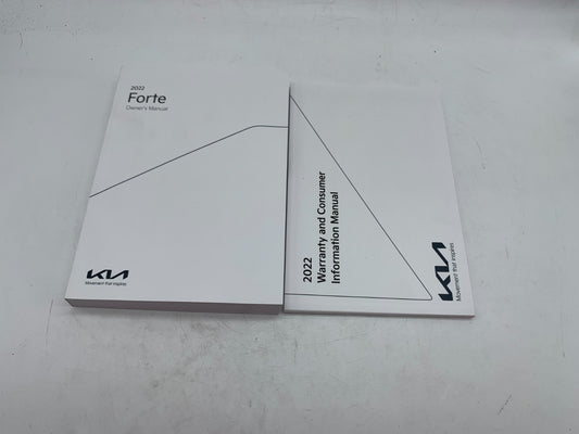 2022 Kia Forte Owners Manual Set OEM B03B51010