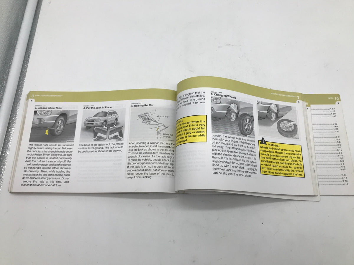 2005 Hyundai Santa Fe Owners Manual OEM A02B07024