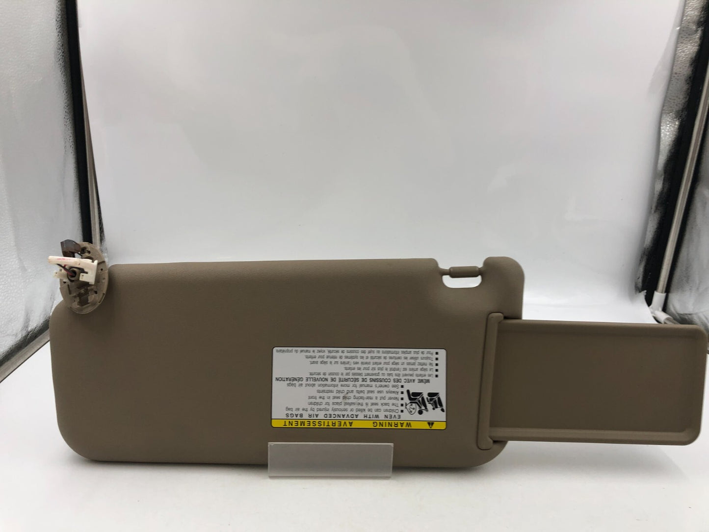 2010-2014 Toyota Rav4 Passenger Sun Visor Brown Illuminated OEM A01B53042