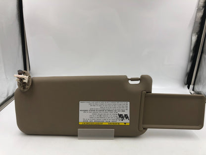 2010-2014 Toyota Rav4 Passenger Sun Visor Brown Illuminated OEM A01B53042