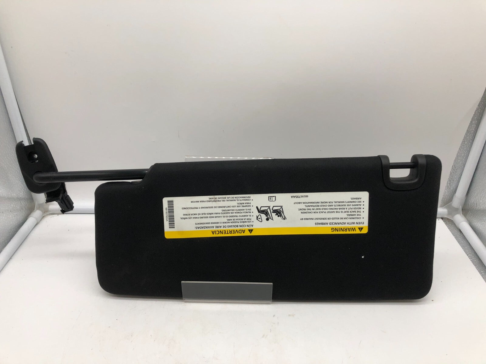 2015 Chrysler 200 Passenger Sun Visor Black Illuminated OEM A01B31013
