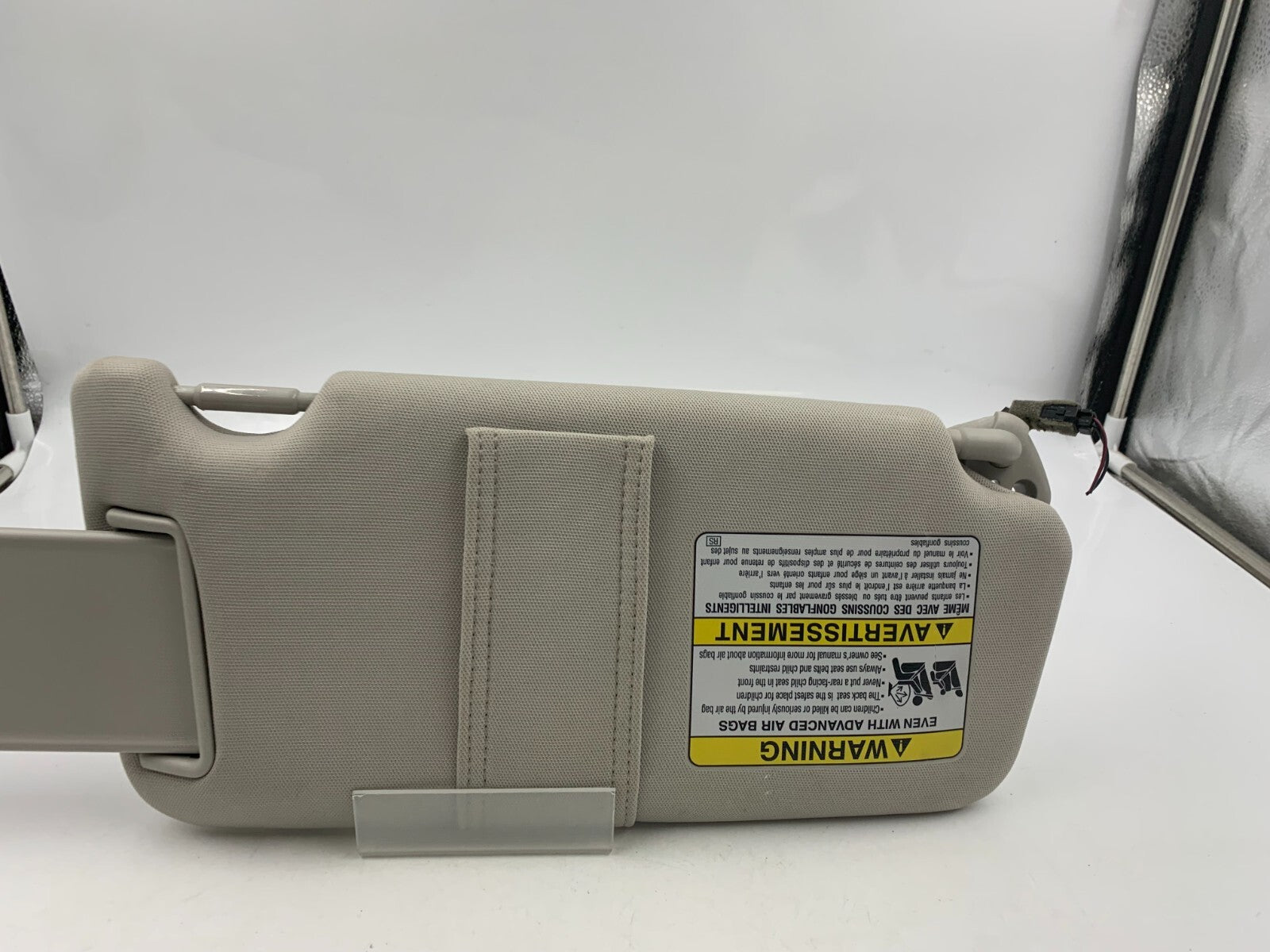 2010-2014 Subaru Legacy Driver Sun Visor Gray Illuminated OEM D01B30082