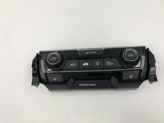 2017-2018 Honda Civic AC Heater Climate Control OEM B06008