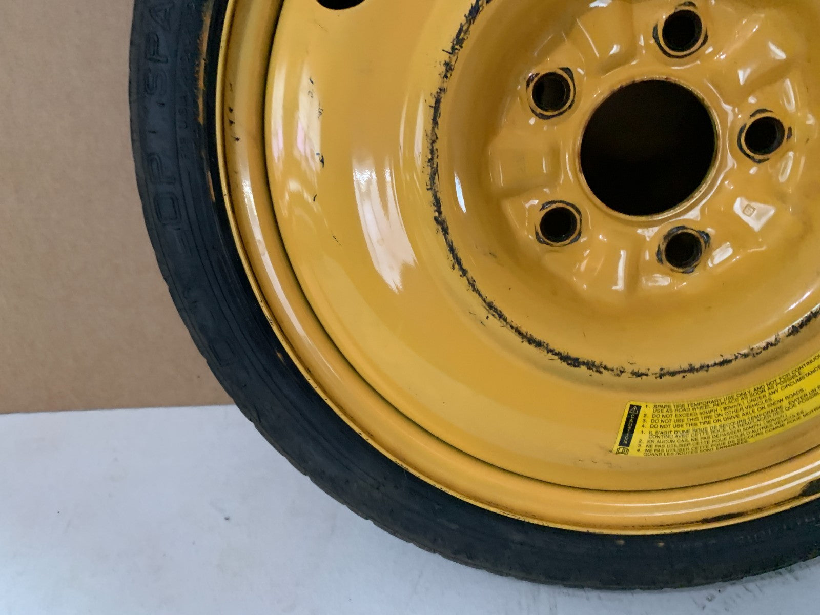 2006-2017 Mazda 5 Mazda5 16" Spare Tire Wheel Compact Donut T125/70D16