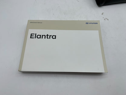 2018 Hyundai Elantra Owners Manual Set with Case OEM D02B09043