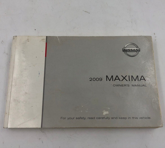 2009 Nissan Maxima Owners Manual OEM B04B32086