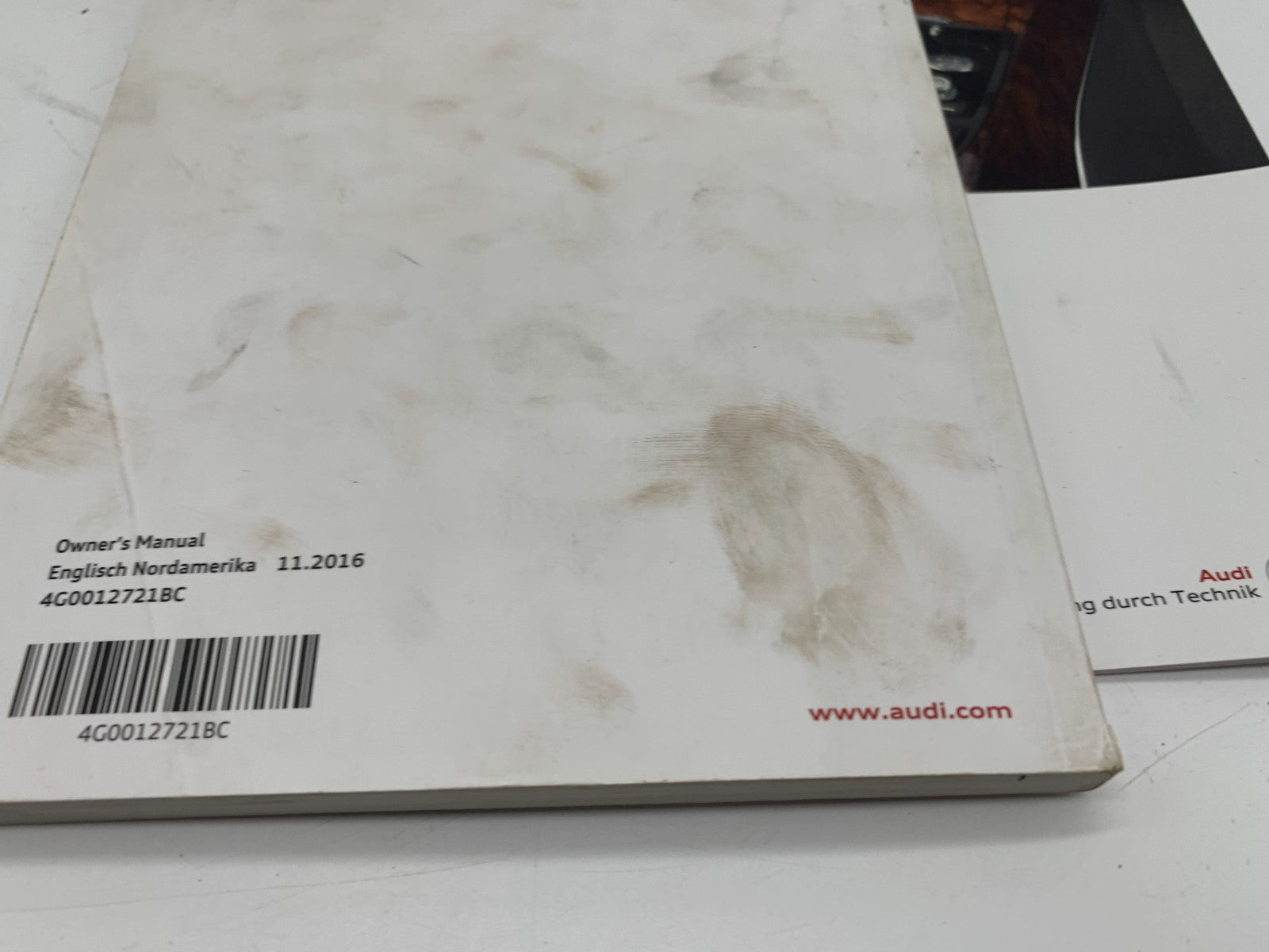 2017 Audi A6 Owners Manual Set with Case OEM B03B09046