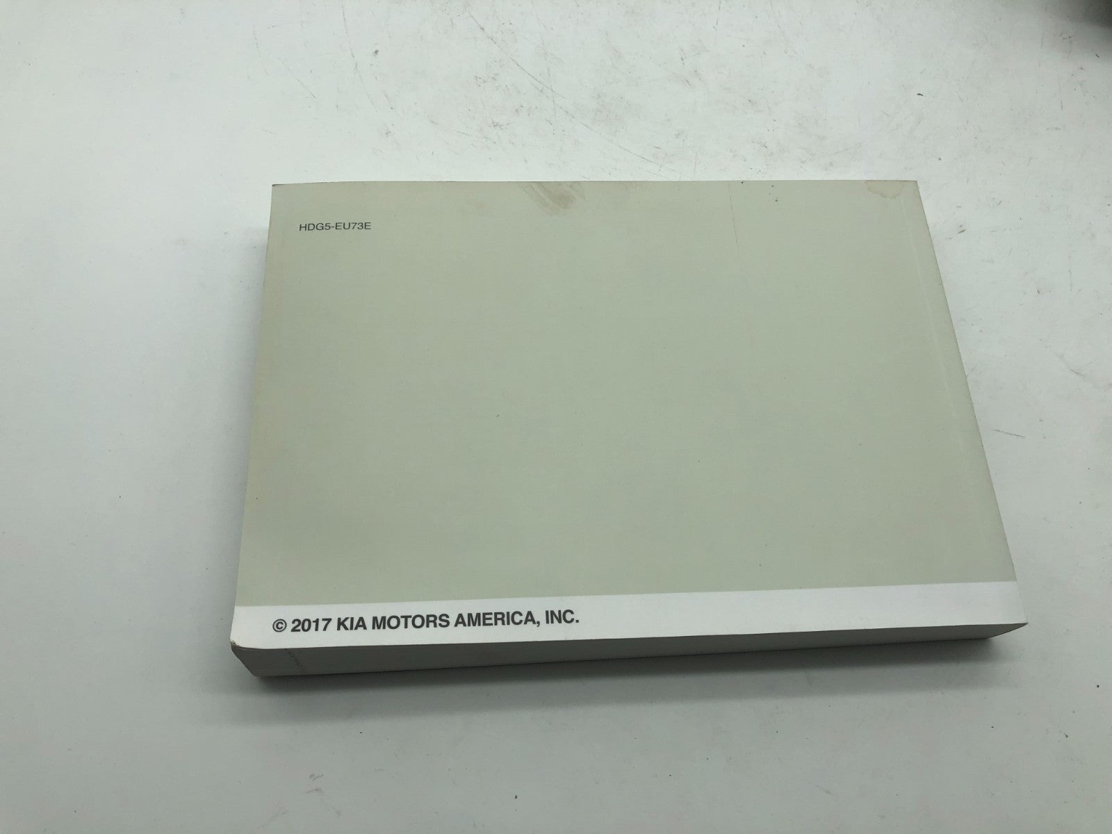 2017 Kia Optima Owners Manual Set with Case OEM D03B06006