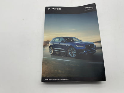 2020 Jaguar F-Pace FPace Owners Manual Set with Case OEM B04B19018