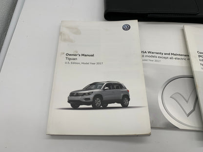 2017 Volkswagen Tiguan Owners Manual Set with Case OEM