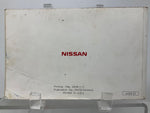 2007 Nissan Maxima Owners Manual Handbook OEM M01B37009