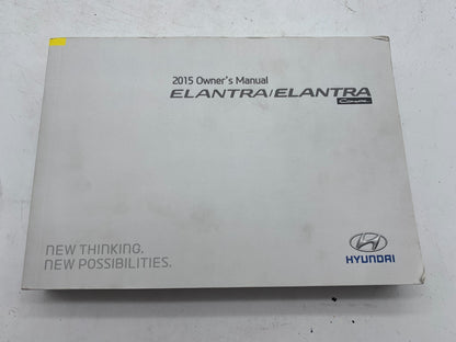2015 Hyundai Elantra Owners Manual Set OEM A04B63016