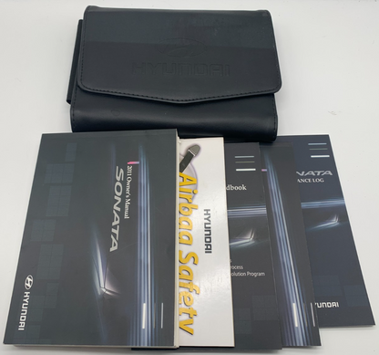 2011 Hyundai Sonata Owners Manual Set with Case OEM C02B47007