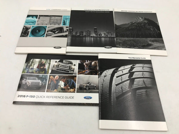 2016 Ford F-150 F150 Owners Manual Handbook Set with Case OEM J02B12070
