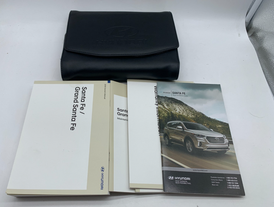 2018 Hyundai Grand Santa Fe Owners Manual Set with Case OEM D03B20004