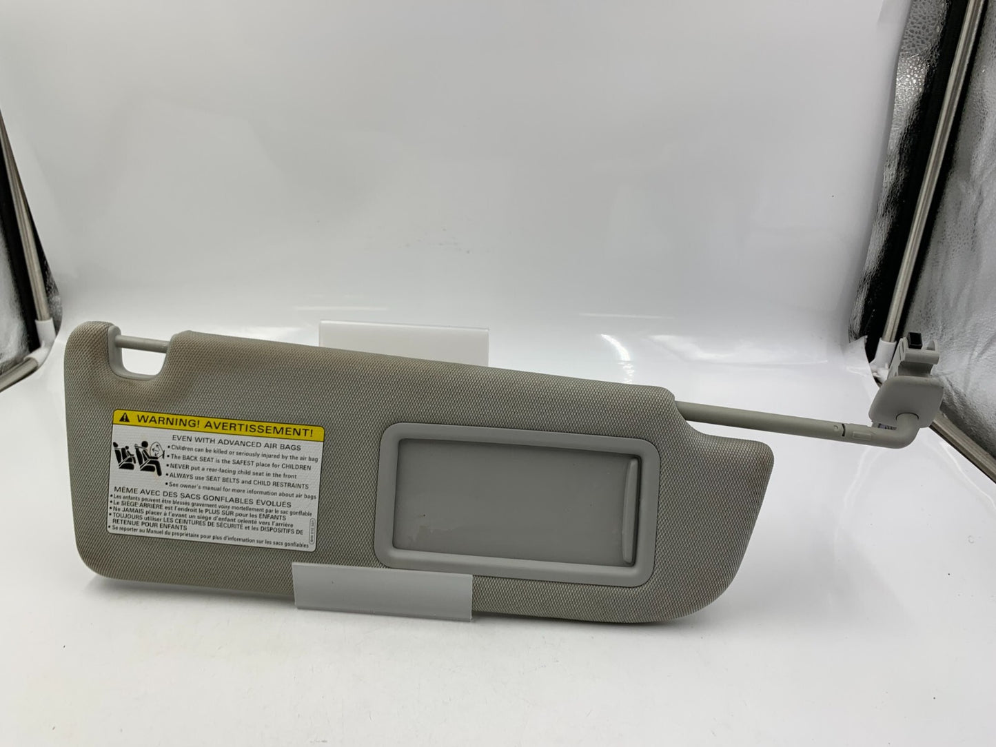 2013-2017 Audi A6 Passenger Sun Visor Gray Illuminated OEM D04B23044