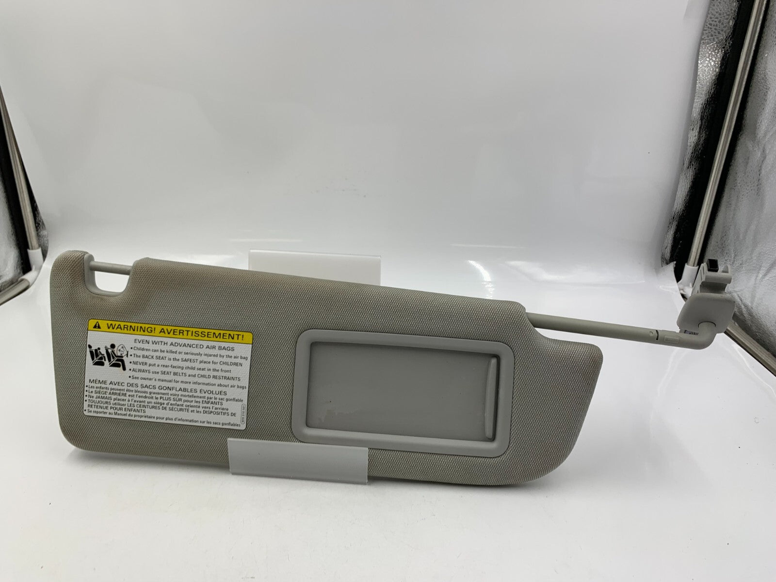 2013-2017 Audi A6 Passenger Sun Visor Gray Illuminated OEM D04B23044