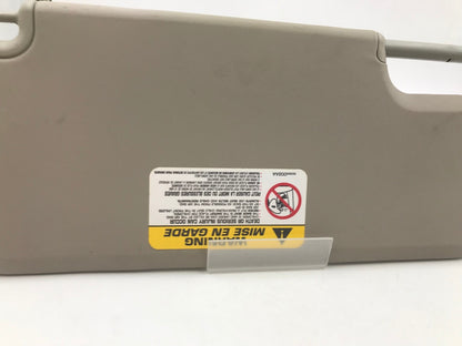 2009-2012 Dodge Ram 2500 Driver Sun Visor Sunvisor Gray OEM D03B58002